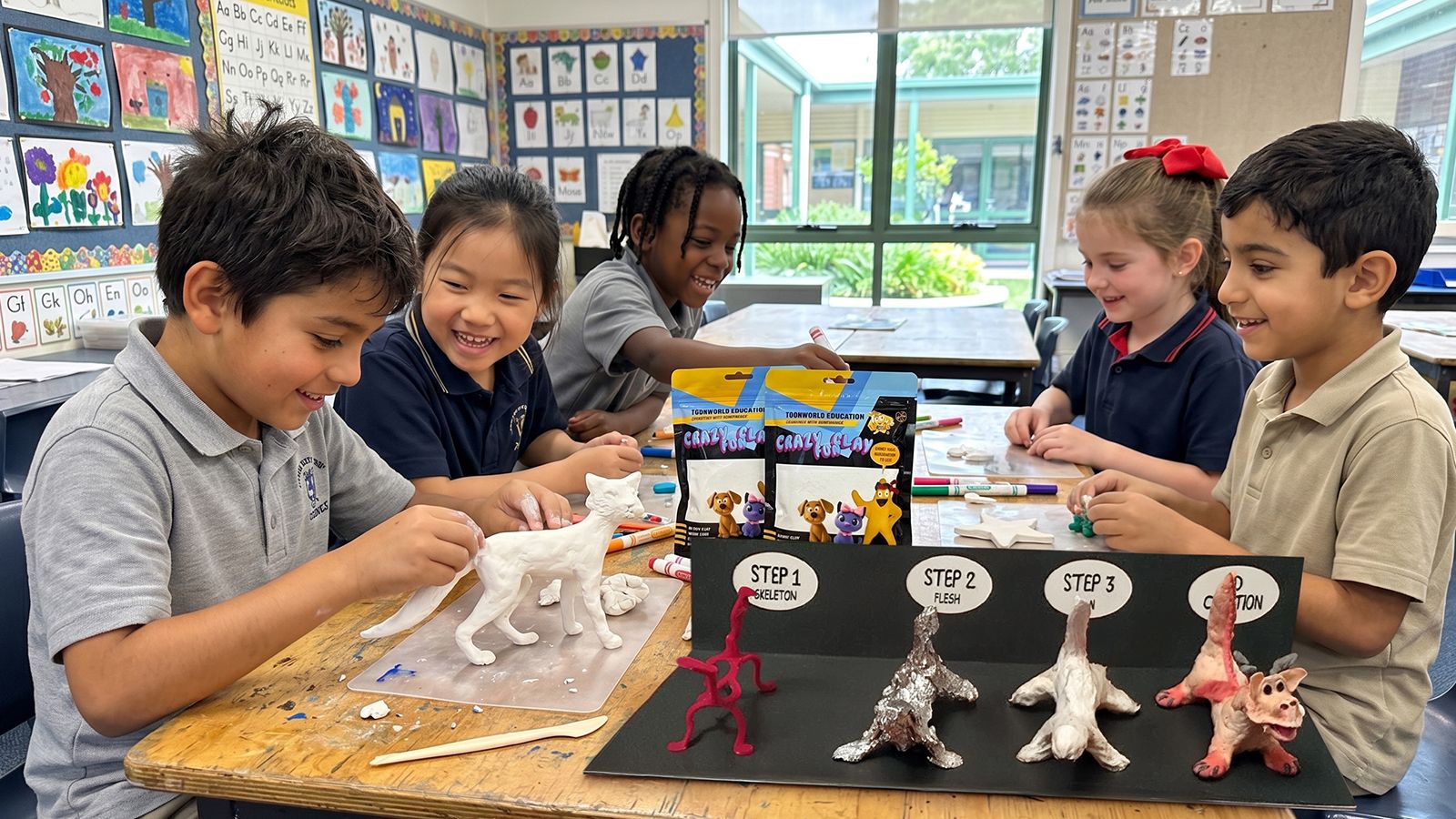  K- 9 DinoModelMaking = Workshop Curriculum 
